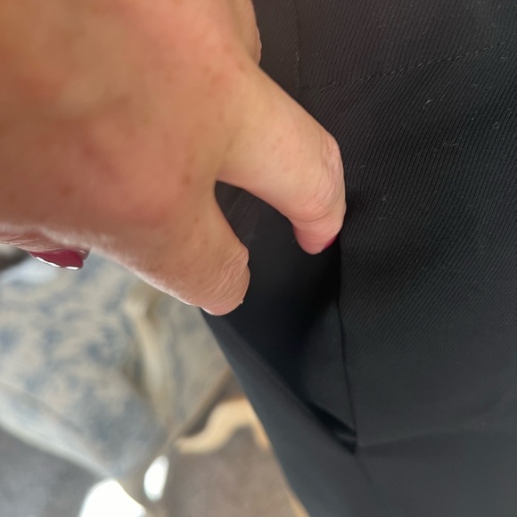 Babaton XS Black Joggers Elastic Waist and Ankles- Dressier Material - Picture 4 of 7